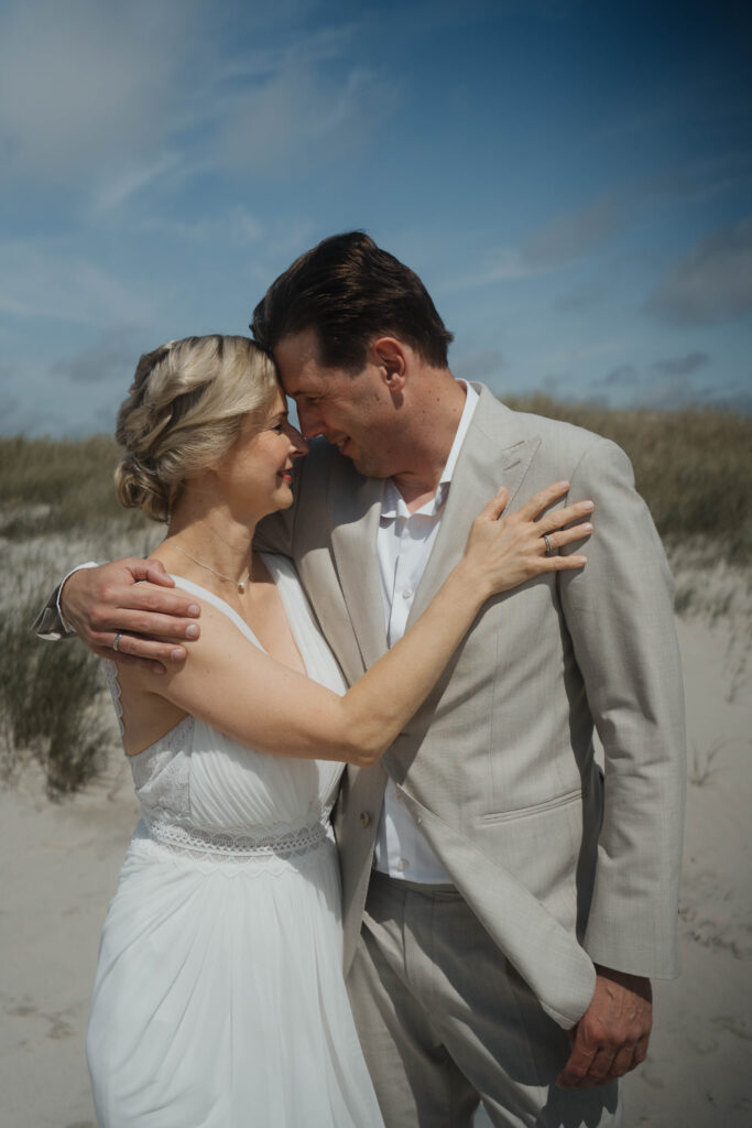 Hochzeitsfotografie am Strand Deutschland