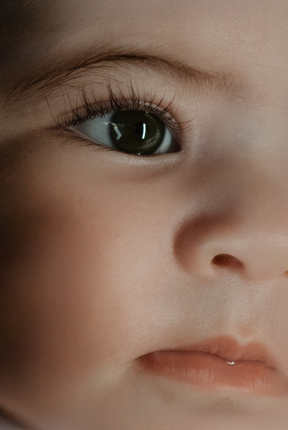 Nahaufnahme von kindlichem Gesicht