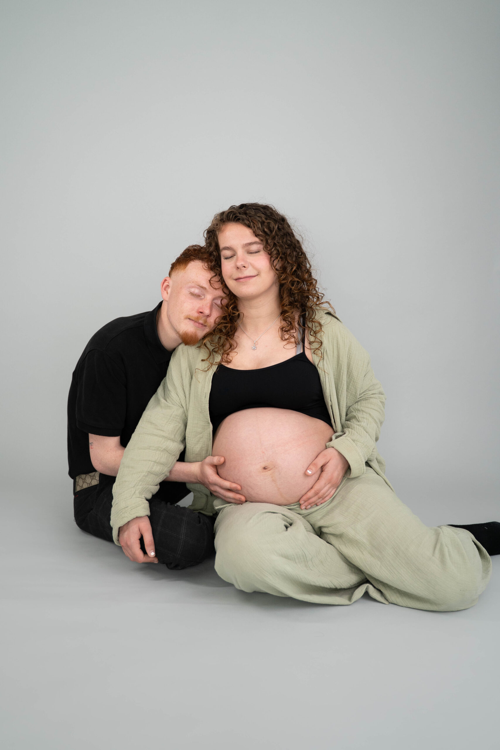 Babybauch Shooting mit Partner